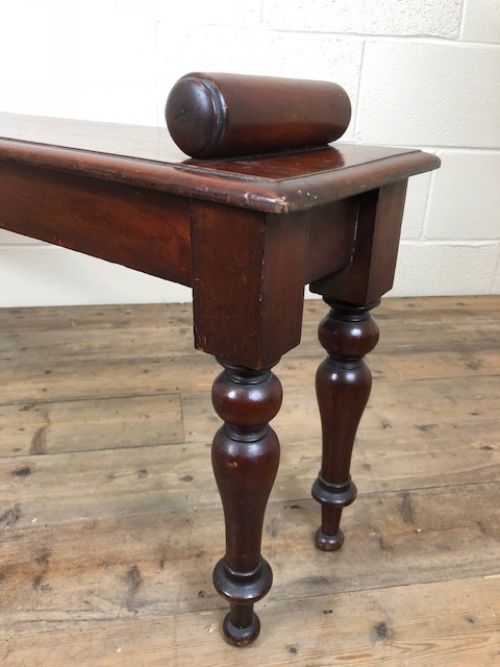 fig 1. Late Victorian Mahogany Window Seat