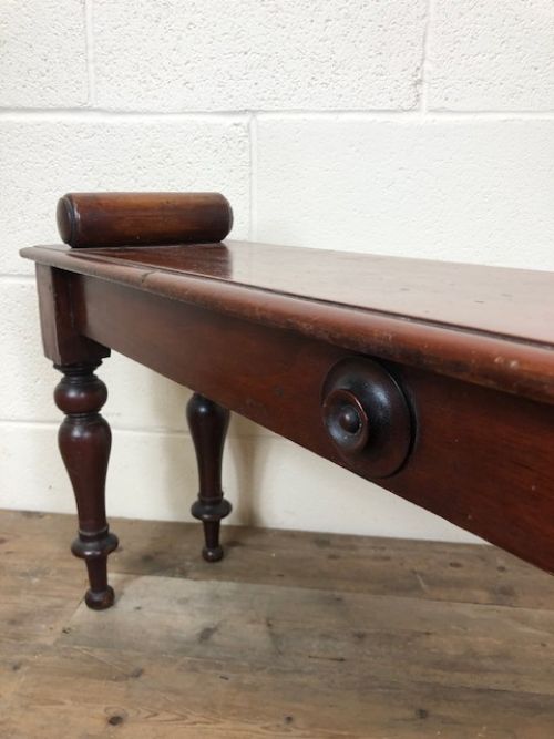 fig 2. Late Victorian Mahogany Window Seat