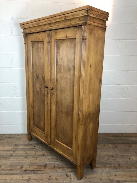 fig 1. Victorian Pine Two Door Cupboard