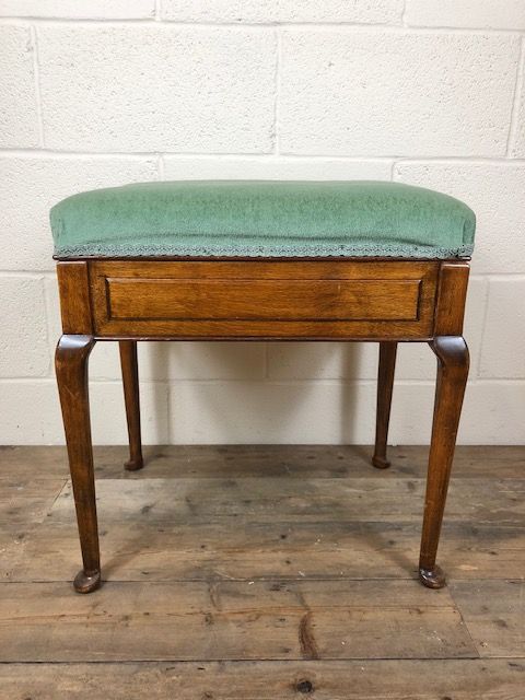 Edwardian Mahogany Piano Stool