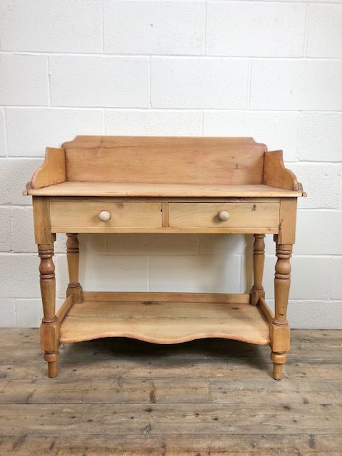 19th Century Victorian Pine Washstand
