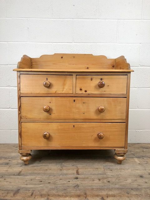 fig 1. Victorian Pine Chest of Drawers