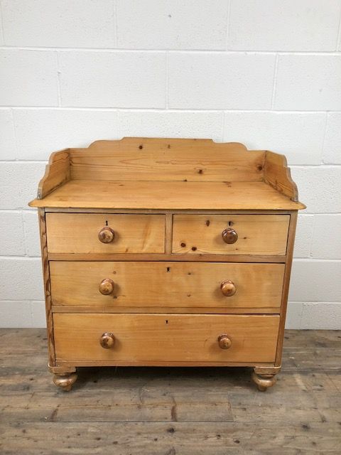 fig 2. Victorian Pine Chest of Drawers
