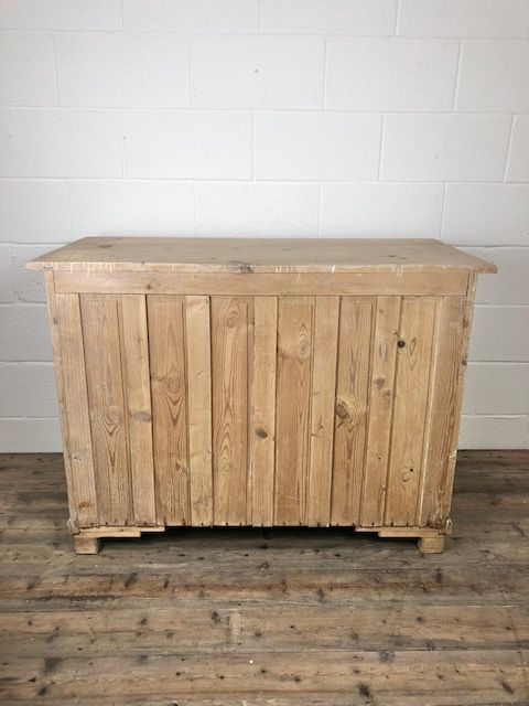 fig 1. Late 19th Century Antique Pine Sideboard