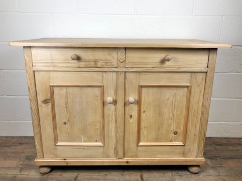Late 19th Century Antique Pine Sideboard