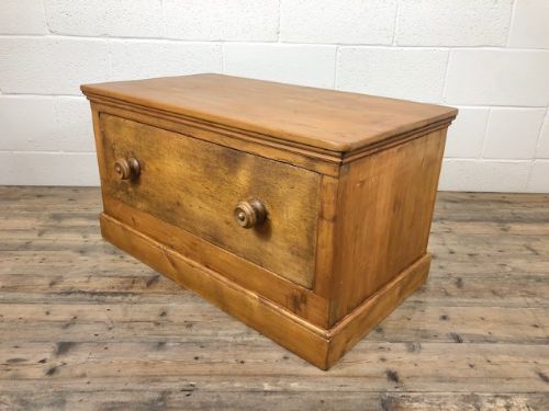 Antique Pine Single Drawer Chest