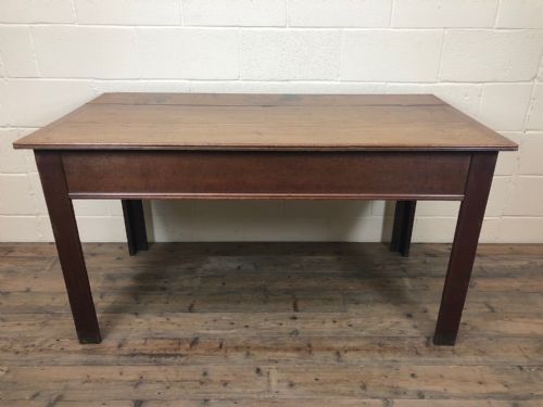 Early 20th Century Oak Clerk’s Desk with Storage