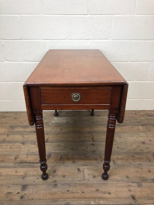 fig 1. 19th Century Victorian Mahogany Pembroke Table