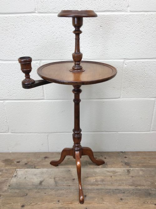 Antique Victorian Mahogany Smoker’s Companion Stand