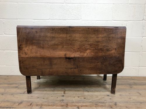 19th Century Welsh Oak Drop Leaf Gate Leg Table