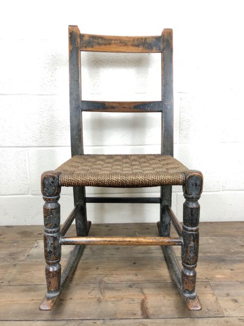 Antique Painted Farmhouse Style Rocking Chair in Original Paint