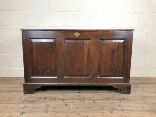 Antique 18th Century Welsh Oak Coffer