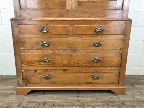 fig 1. 19th Century Antique Pine Housekeeper’s Cupboard