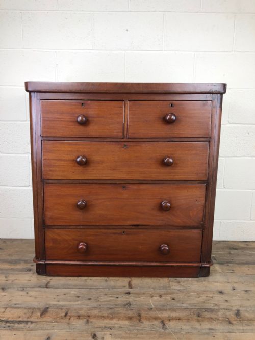 Victorian Mahogany Chest of Drawers on Drawer Base
