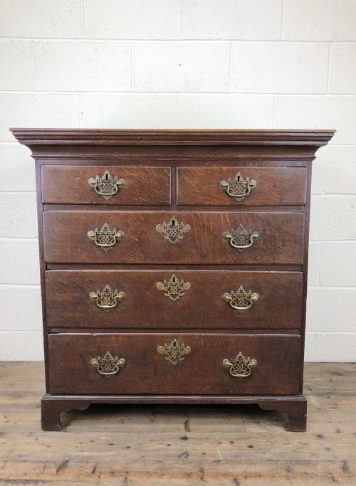 Antique Georgian Oak Chest of Drawers