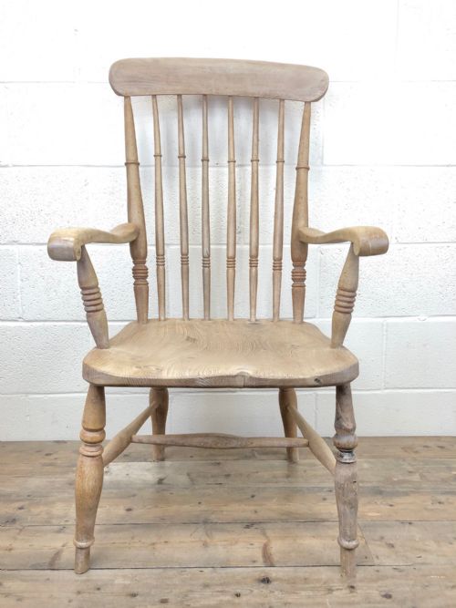 Antique 19th Century Spindle Back Windsor Armchair