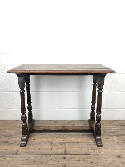 Early 20th Century Antique Oak Side Table