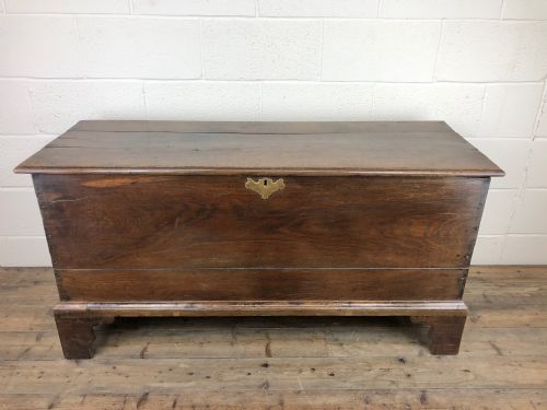 fig 2. 18th Century Oak Blanket Box or Coffer