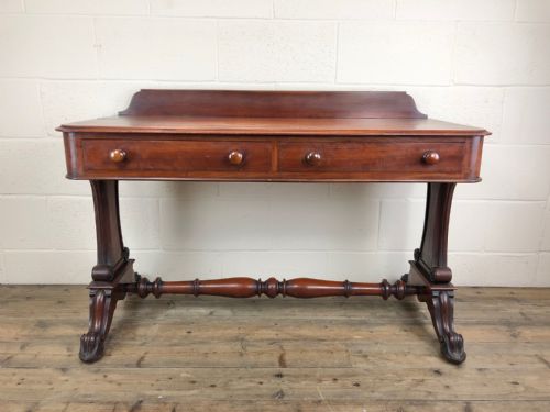 fig 1. Antique Victorian Mahogany Console Table