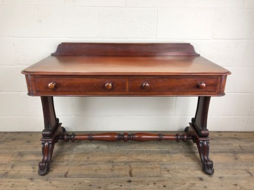 fig 2. Antique Victorian Mahogany Console Table