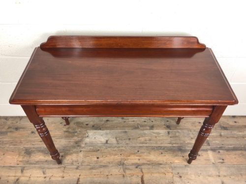 fig 1. Antique Victorian Mahogany Console Table