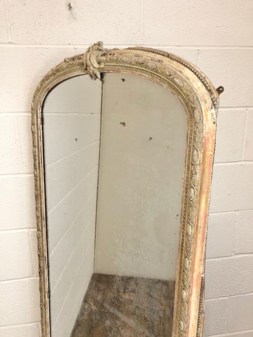 fig 1. Decorative 19th Century Dome Top Mirror