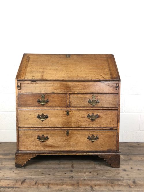 Early 19th Century Pale Oak Bureau