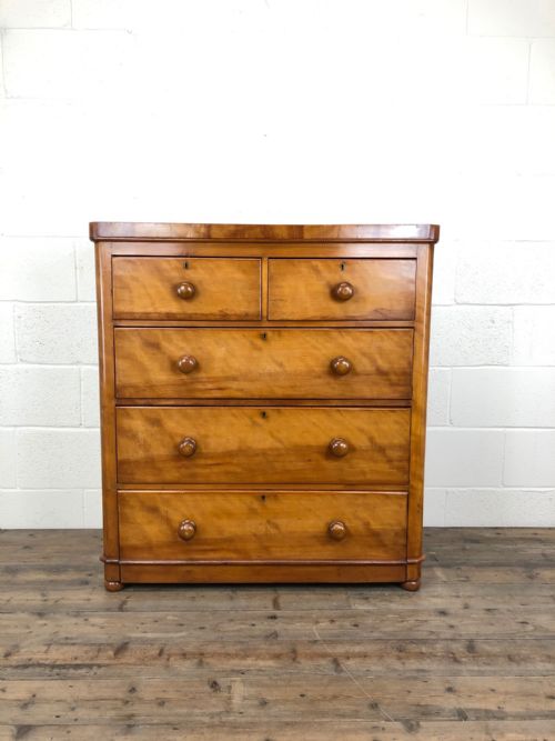 Victorian Satinwood Chest of Drawers