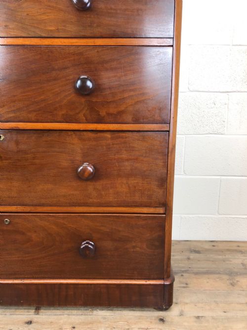 fig 1. Large Victorian Mahogany Chest of Drawers