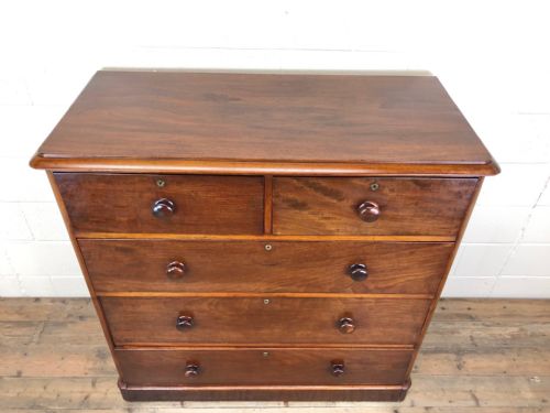 fig 2. Large Victorian Mahogany Chest of Drawers