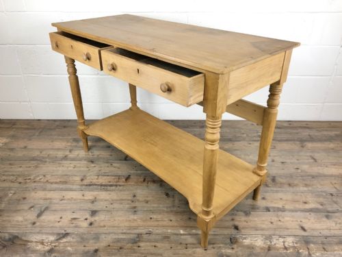 19th Century Pine Washstand with Drawers