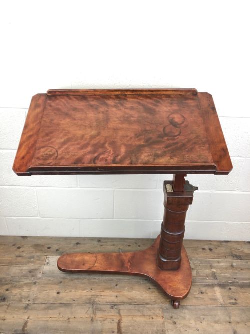 fig 1. 19th Century Mahogany Reading Table Stand