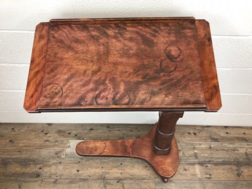 fig 2. 19th Century Mahogany Reading Table Stand