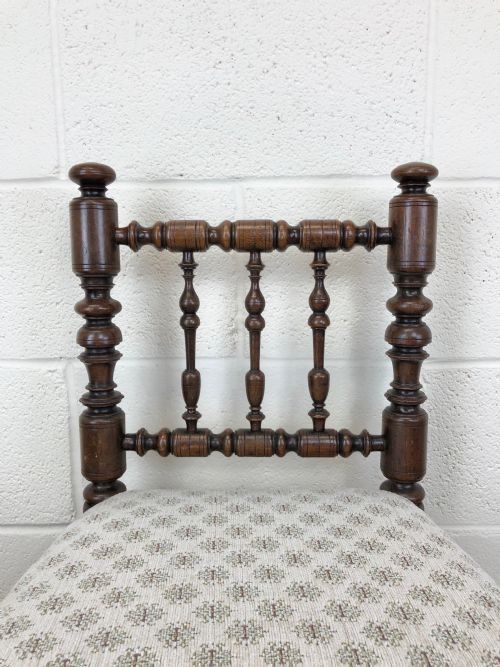 fig 1. Early 19th Century Decorative Bobbin Turned Chair