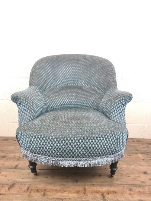 Late Victorian Upholstered Armchair