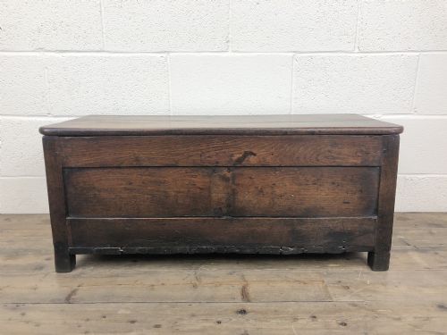 Small Early 19th Century Welsh Oak Coffer