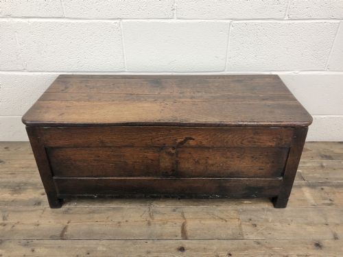 fig 1. Small Early 19th Century Welsh Oak Coffer