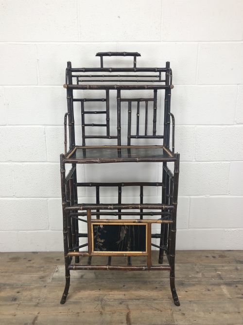 Decorative Victorian Bamboo Canterbury Stand