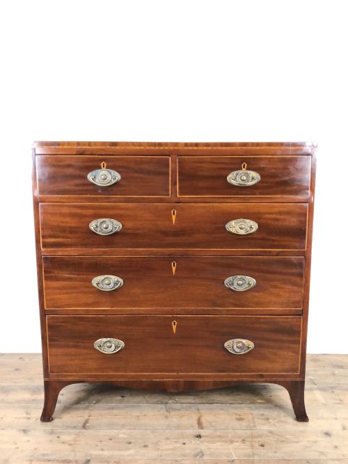 Antique 19th Century Mahogany Chest of Drawers