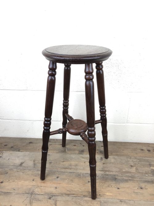 Late Victorian Stained Pine Jardiniere Plant Stand