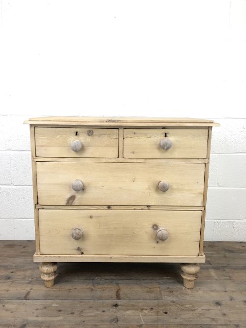 Antique Victorian Pine Chest of Drawers