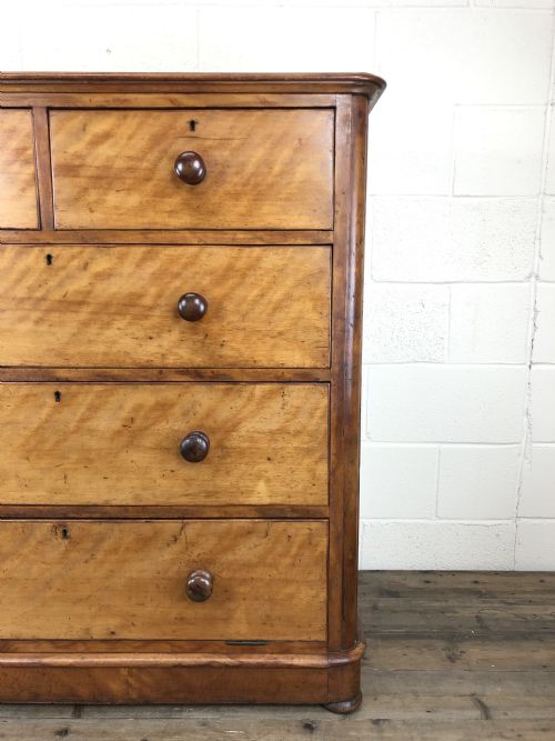 fig 1. Antique Victorian Mahogany Chest of Drawers