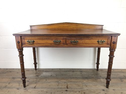 Antique Victorian Pitch Pine Table