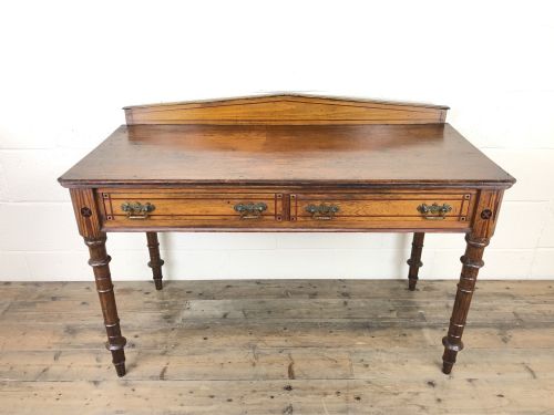 fig 1. Antique Victorian Pitch Pine Table