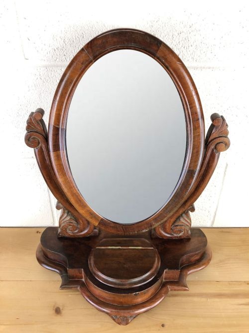 fig 1. Small Victorian Mahogany Bedroom Swing Mirror
