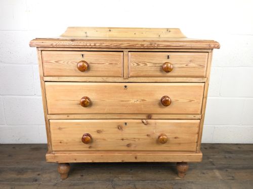 Antique Victorian Pine Chest of Drawers