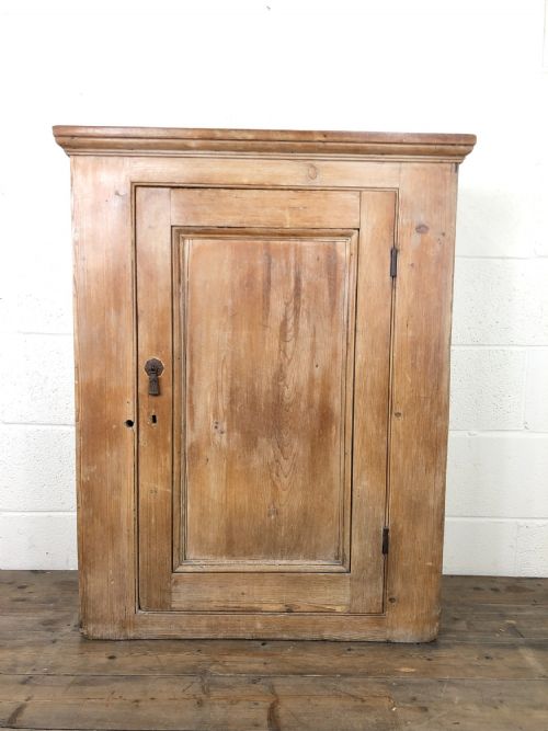 Antique Pine Single Door Cupboard