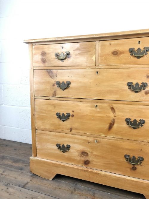 fig 2. Antique Pine Chest of Drawers