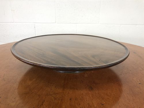 fig 1. Antique 19th Century Mahogany Lazy Susan