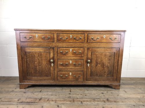 Antique George III Oak Dresser Base